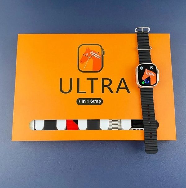 smart watch ultra 7 in 1 with multipul features (random color)