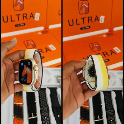 smart watch ultra 7 in 1 with multipul features (random color)