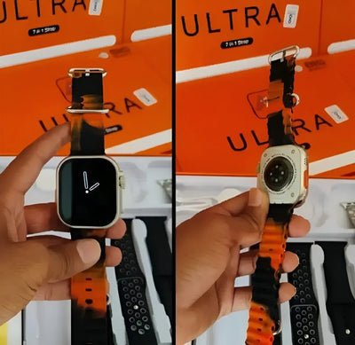 smart watch ultra 7 in 1 with multipul features (random color)