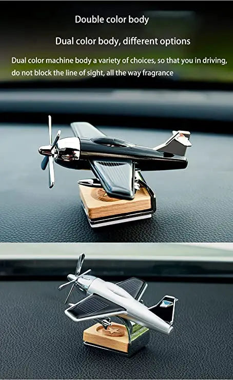 Premium Metal Solar Helicopter Car air freshener for Car And Home